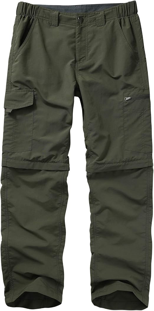 Mens Hiking Lightweight Convertible Pants
